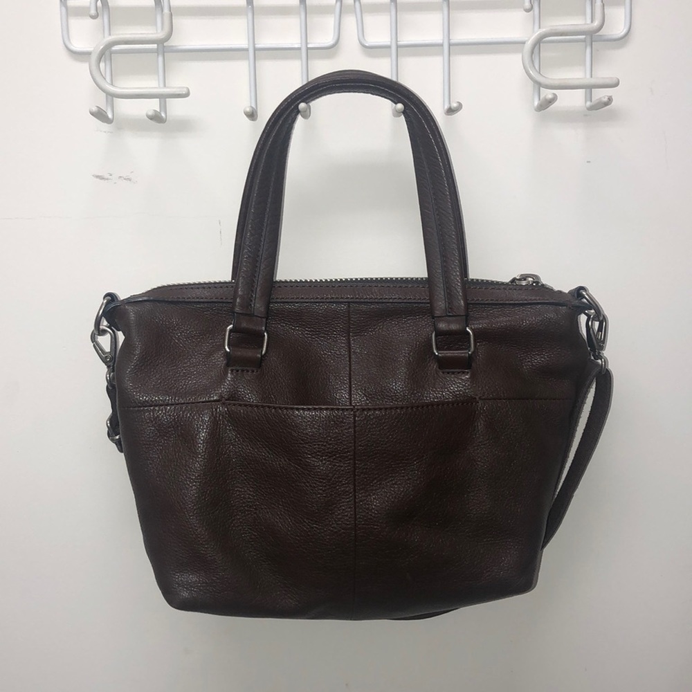 Fossil Brown Leather Bag